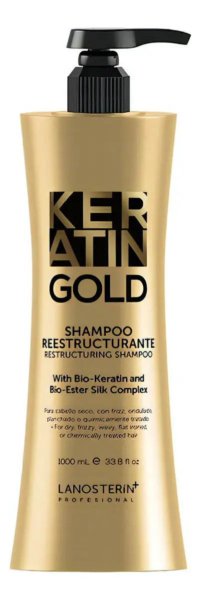 keratin gold shampoo 1Lt